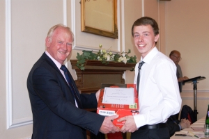 Henry Keedwell Receives His Prize